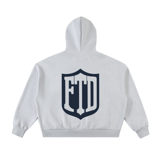 FTD DIRTDEPT. Fleeced Full-Zip Boxy Hoodie