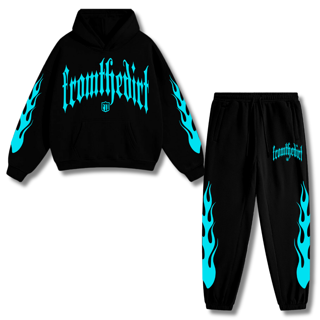 FTD From The Dirt Flame Premium Sweatsuit