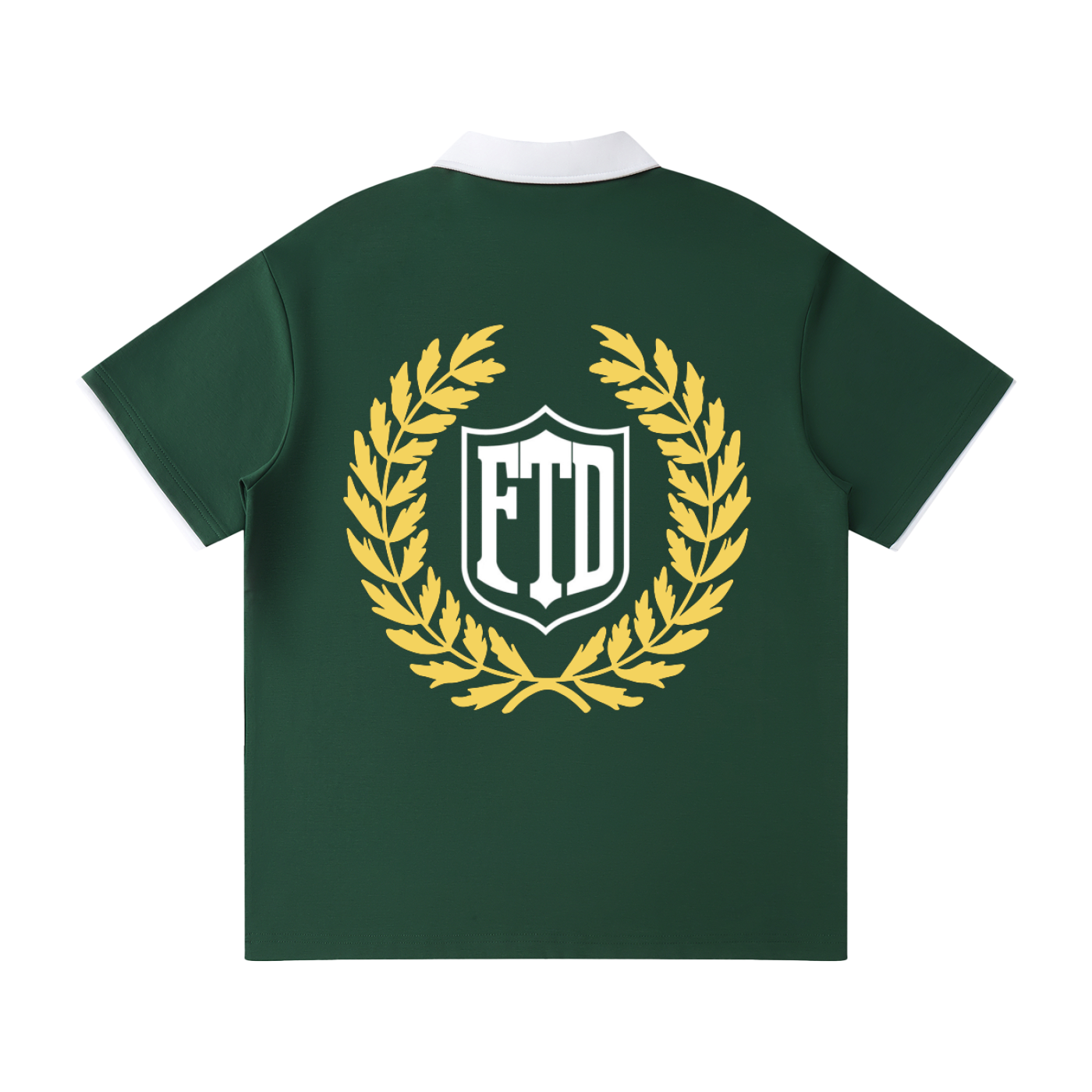 FTD From The Dirt Collective Contrast Collar Polo Shirt - FTD MERCH BY DREW™
