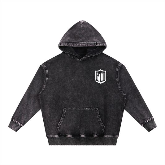 FTD From The Dirt Snow Wash Heavyweight  Hoodie