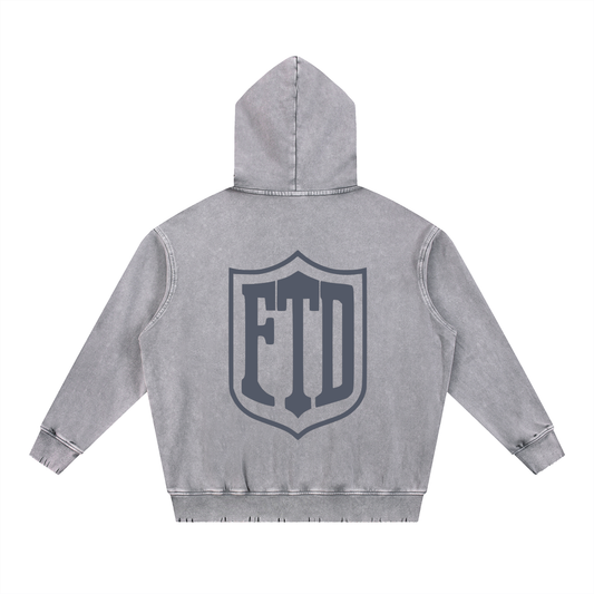 FTD From The Dirt Snow Wash Heavyweight Hoodie