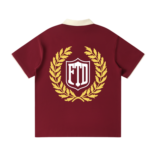 FTD From The Dirt Collective Contrast Collar Polo Shirt - FTD MERCH BY DREW™