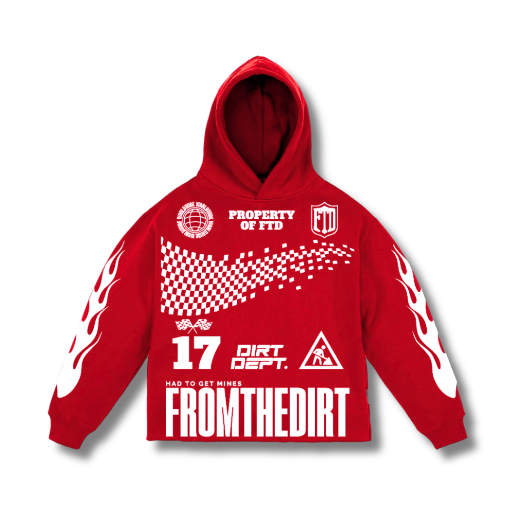 Property Of FTD 17 Raw Edge Hoodie