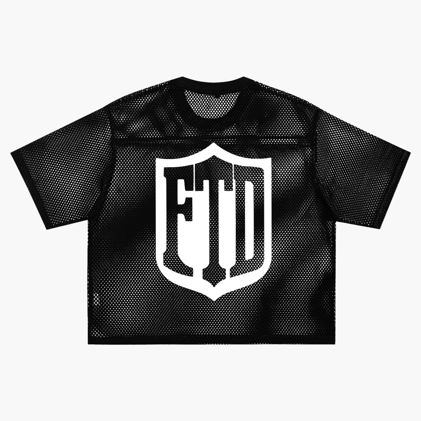 PROPERTY OF FTD See through Boxy Net Jersey