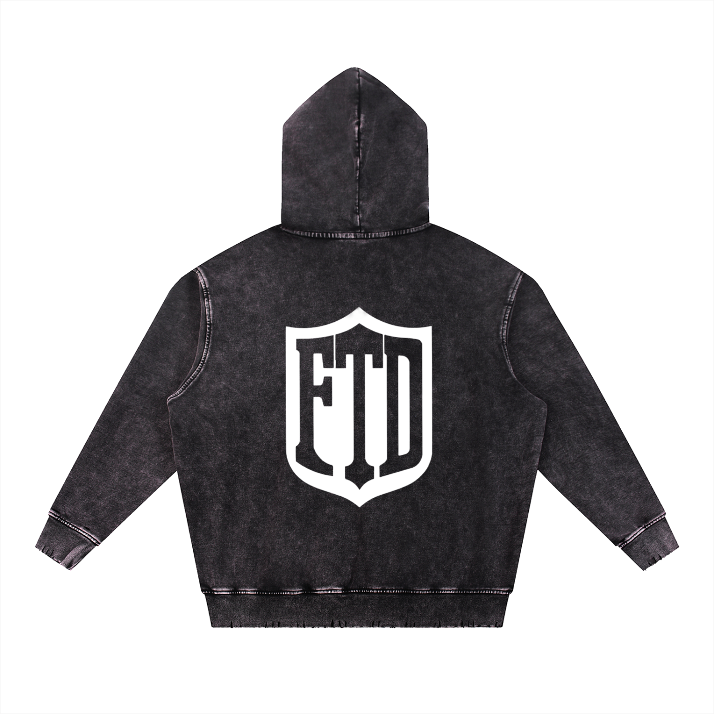 FTD From The Dirt Snow Wash Heavyweight  Hoodie