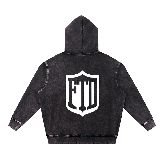 FTD From The Dirt Snow Wash Heavyweight  Hoodie