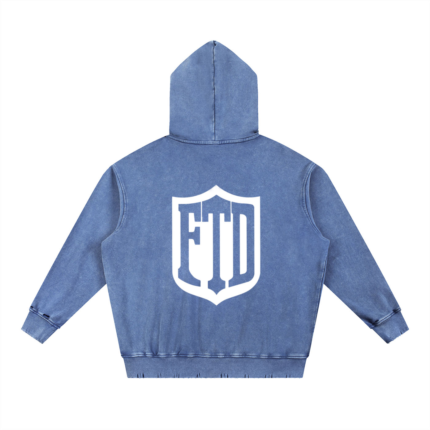 FTD From The Dirt Snow Wash Heavyweight  Hoodie