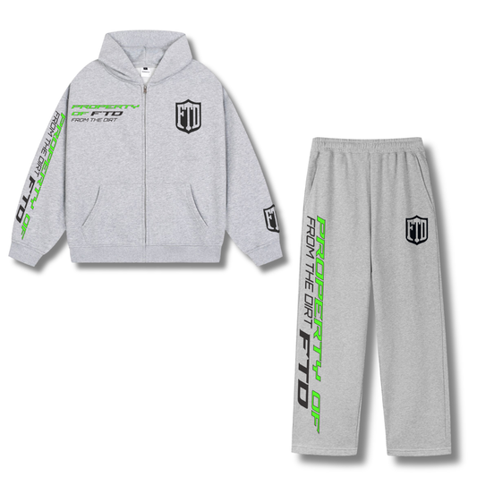Property Of FTD Zip Up Sweatsuit - FTD MERCH BY DREW™