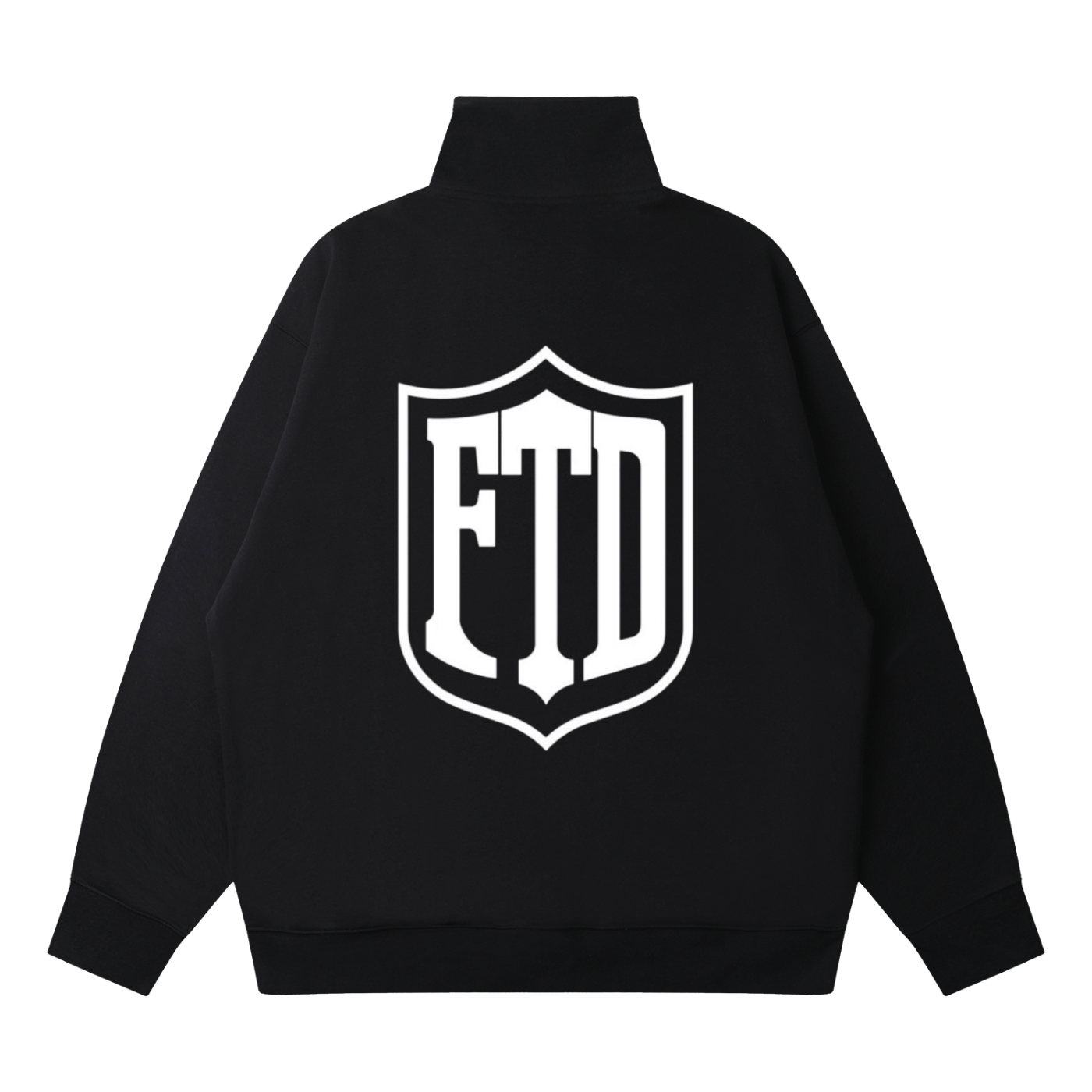 FTD From The Dirt No Really From The Dirt Collective DirtDept. Quarter-Zip Drop Shoulder Sweatshirt