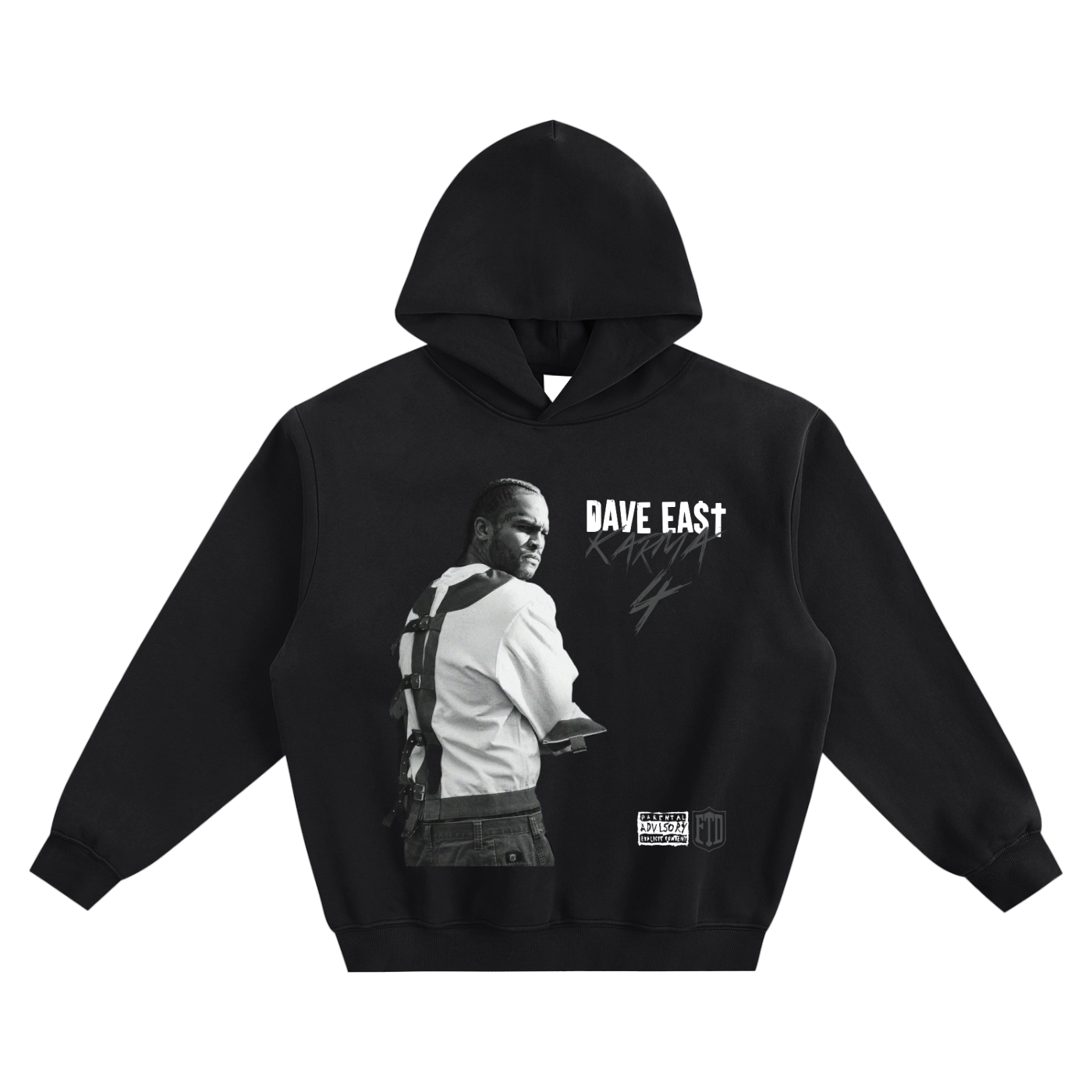 D.EAST KARMA 4 FTD Boxy Hoodie