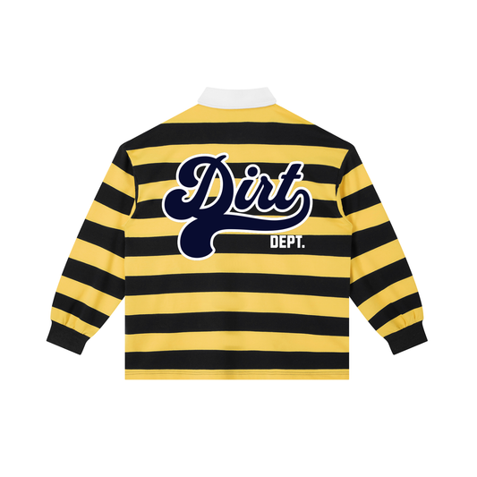 FTD DirtDept. Color Block Stripe Polo Shirt