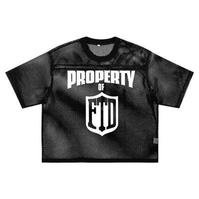 PROPERTY OF FTD See through Boxy Net Jersey