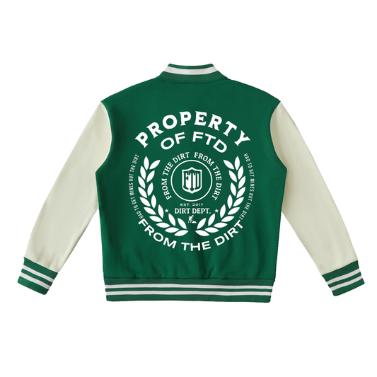 Property Of FTD Two Tone Fleeced Varsity Jacket