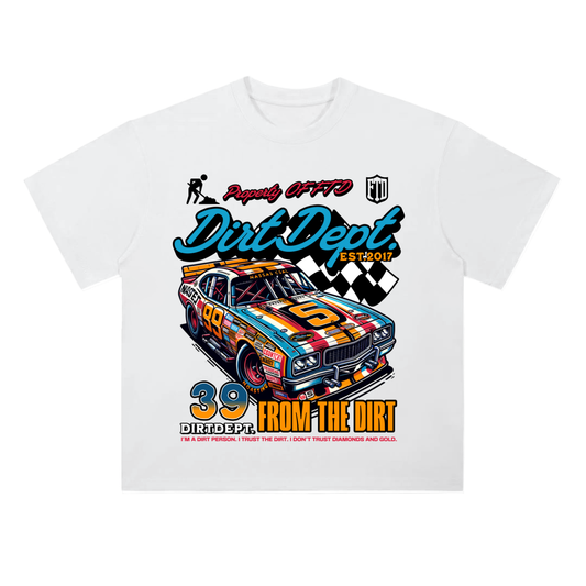 DirtDept. Not A Race Heavyweight Drop Shoulder Cotton T-Shirt - FTD MERCH BY DREW™