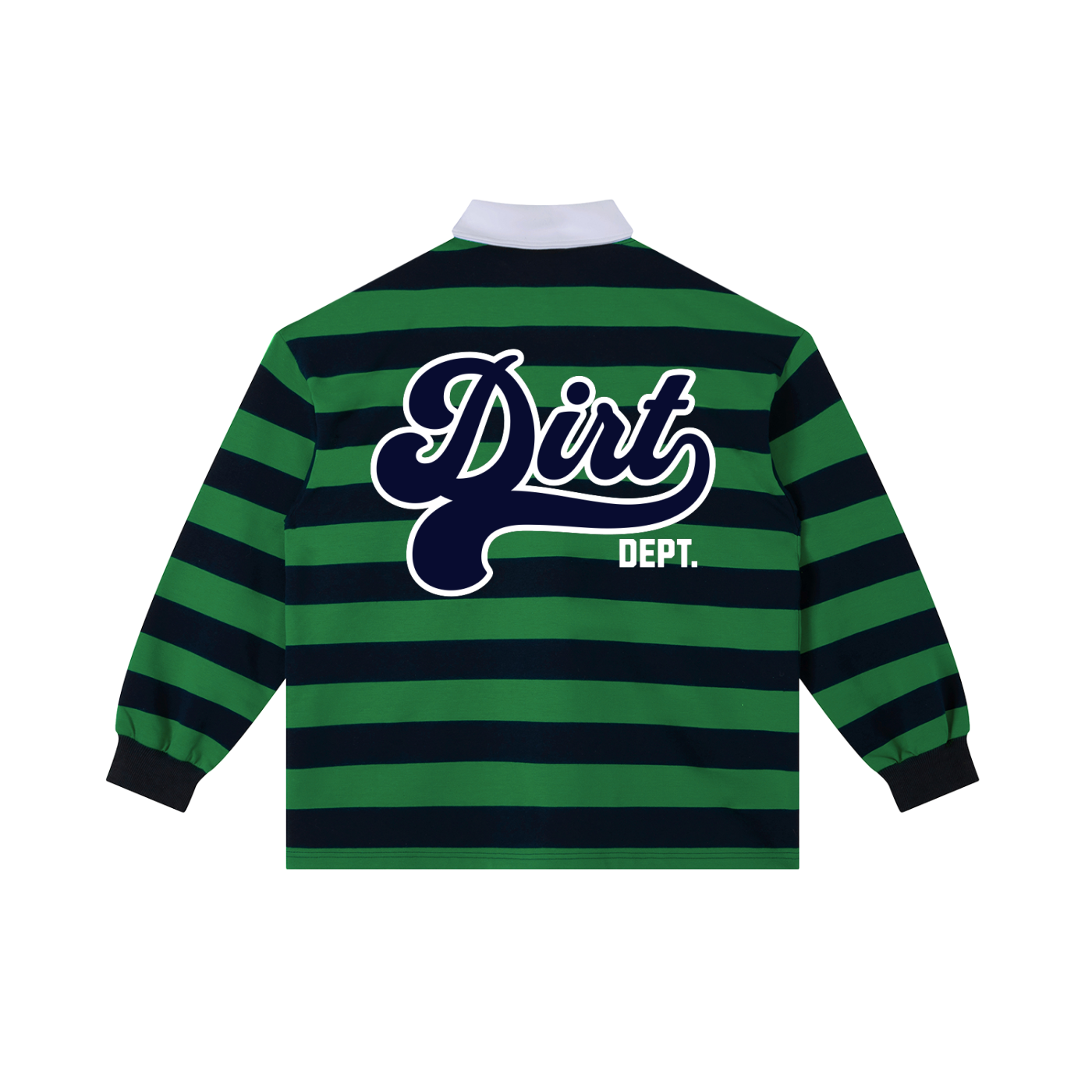 FTD DirtDept. Color Block Stripe Polo Shirt