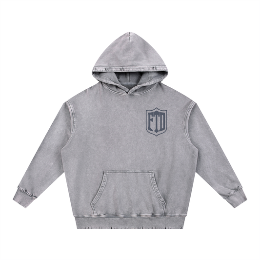 FTD From The Dirt Snow Wash Heavyweight  Hoodie