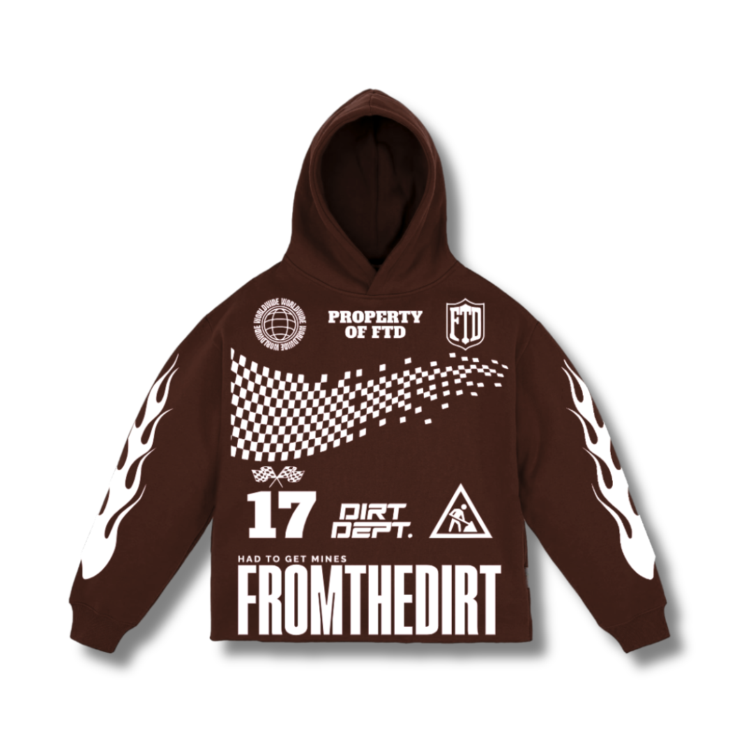 Property Of FTD 17 Raw Edge Hoodie