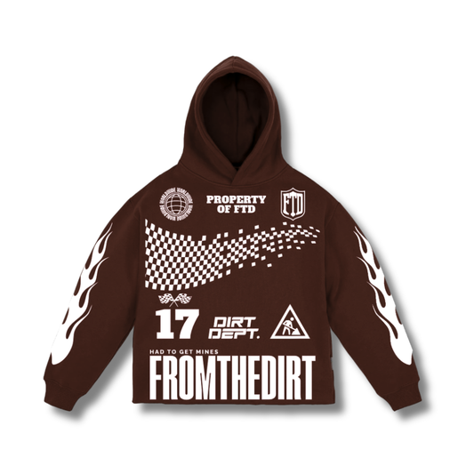 Property Of FTD 17 Raw Edge Hoodie