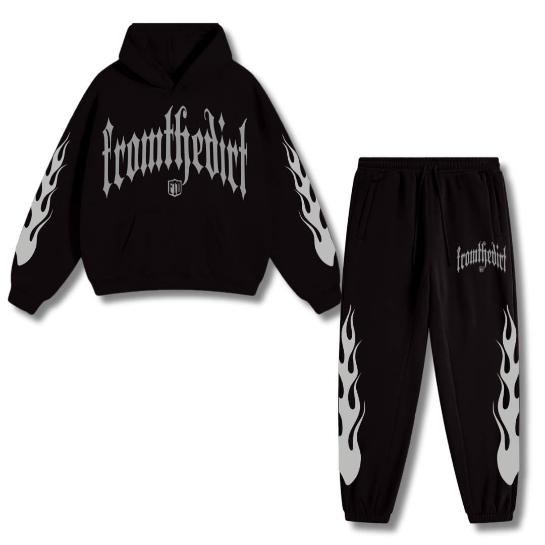 FTD From The Dirt Flame Premium Sweatsuit