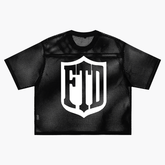 PROPERTY OF FTD See through Boxy Net Jersey