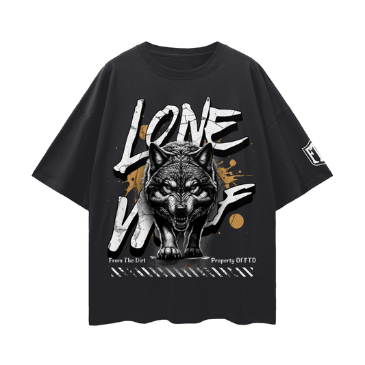 FTD Lone Wolf Loose Drop Shoulder T-Shirt