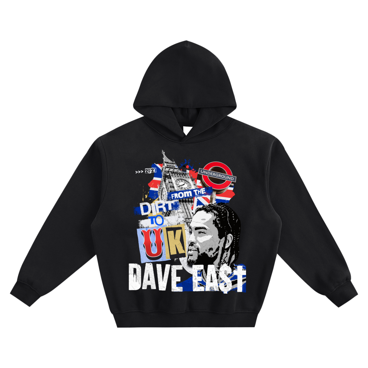 FTD From The Dirt To UK  D.East Boxy Hoodie