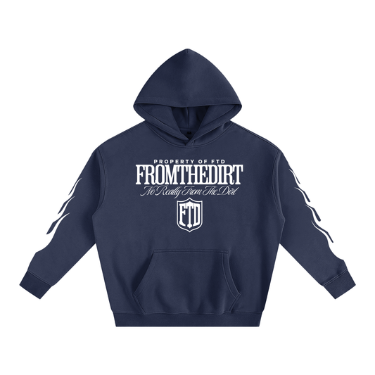 Property Of FTD No Really From The Dirt Oversize Fleeced Hoodie