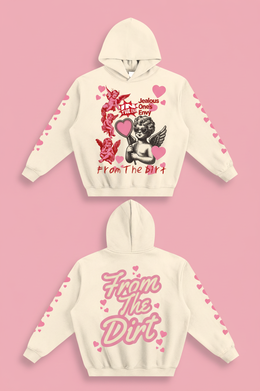 Cream hoodies with correct back design