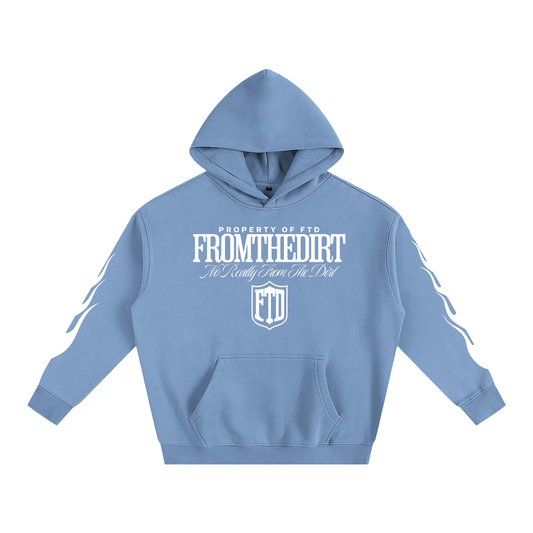 Property Of FTD No Really From The Dirt Oversize Fleeced Hoodie