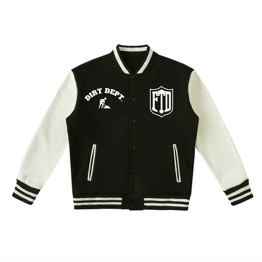 Property Of FTD Two-Tone Fleeced Varsity Jacket