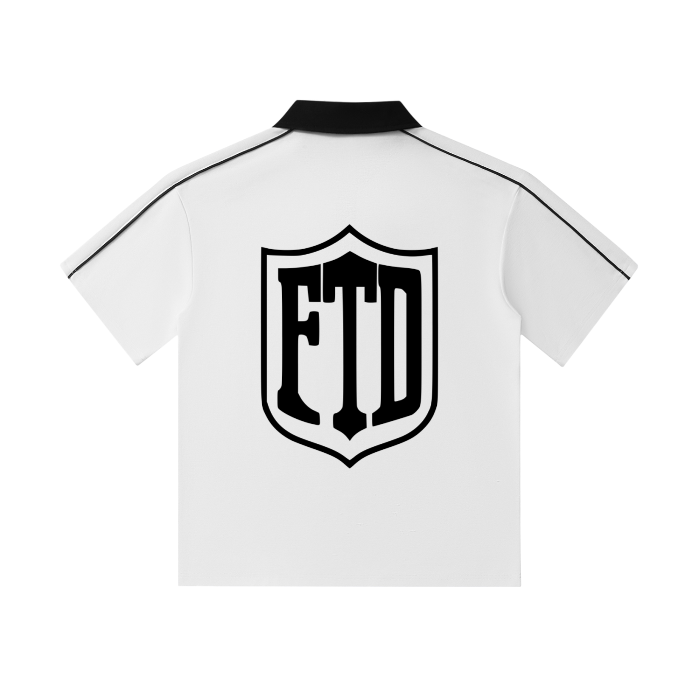 From The Dirt No Really From The Dirt FTD Contrast Collar Short-Sleeve Polo Shirt